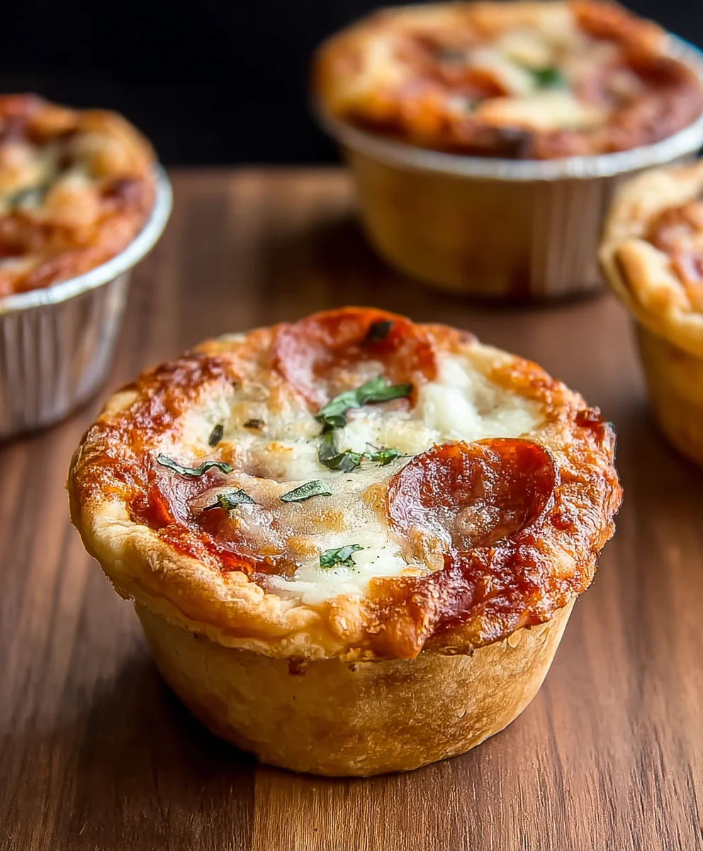 Mini Pizza Pot Pies - Easy Delicious Family Favorite
