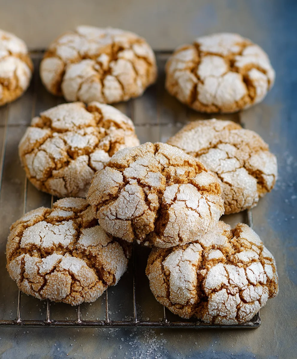 Gin Extract-Gin Extractused Gingerbread Crinkle Cookies Recipe