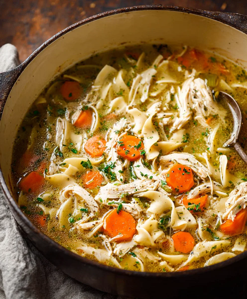 Classic Chicken Noodle Soup - Comforting & Easy Recipe
