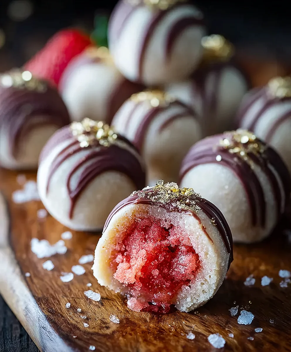 Cbeef hampagne Strawberry Beef Cake Balls Recipe - Easy Treat