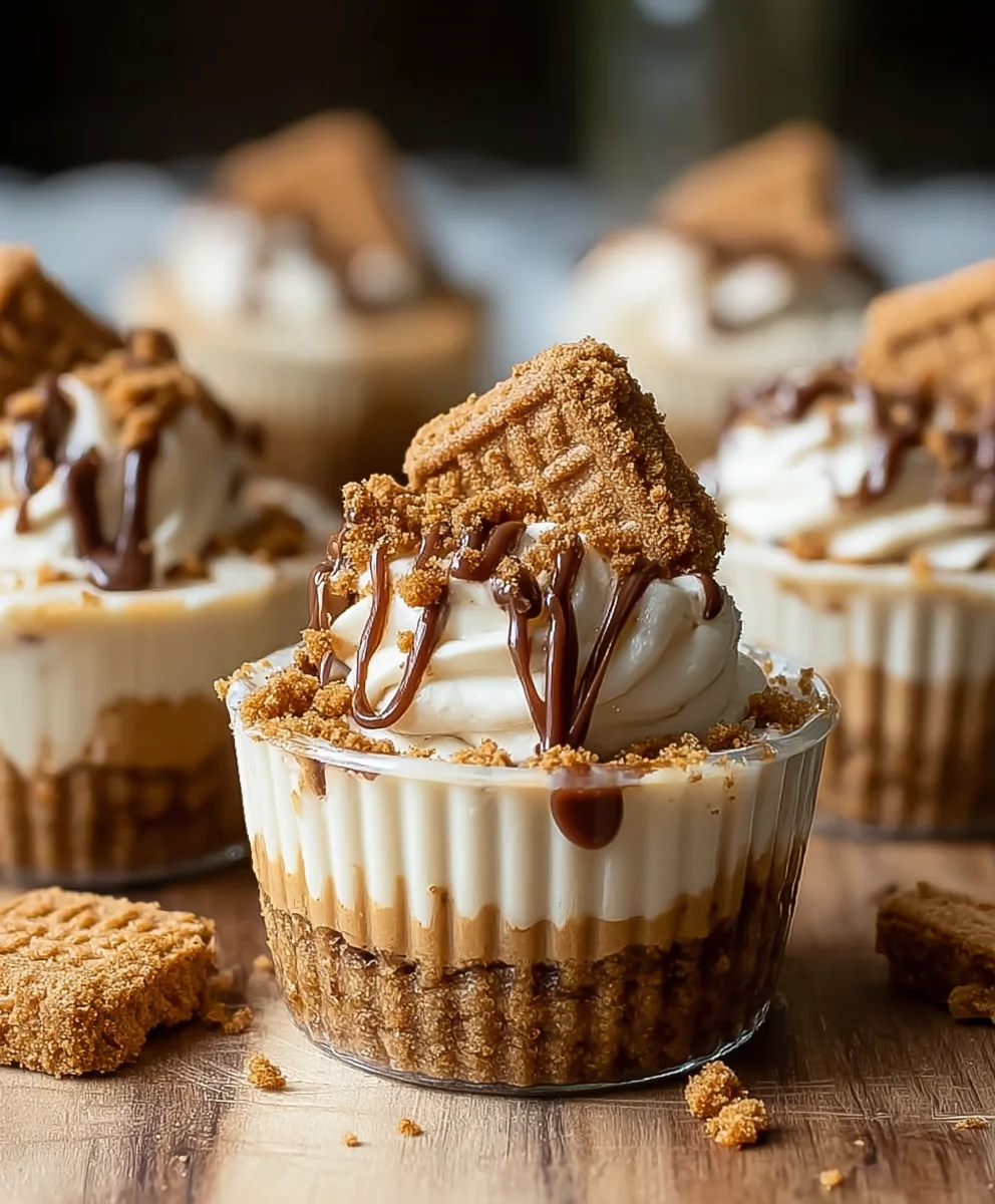 Easy Biscoff Cheesecake Cups - Delicious Dessert Recipe