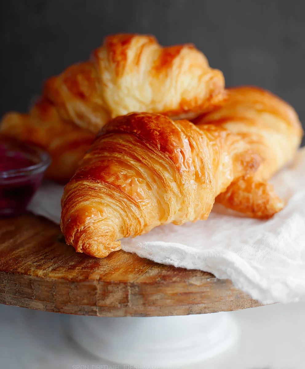 Flaky Homemade Croissants - Easy Recipe