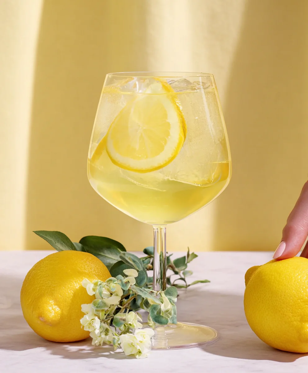 Zero-Proof Limoncello Spritz- A Refreshing Alternative
