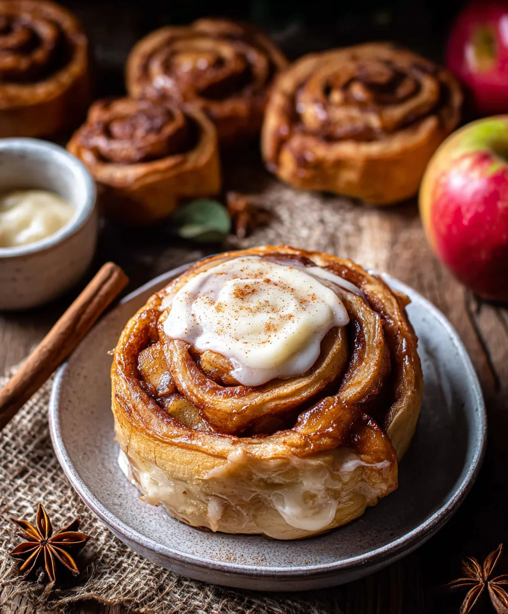 Easy Apple Cinnamon Rolls-Sweet Breakfast Treat
