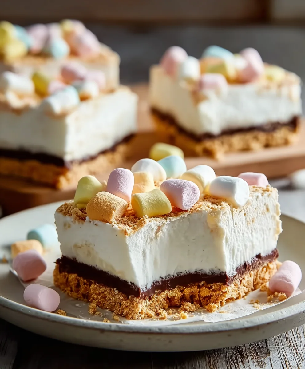 Easy No-Bake Marshmallow Slice Recipe-Sweet Treat