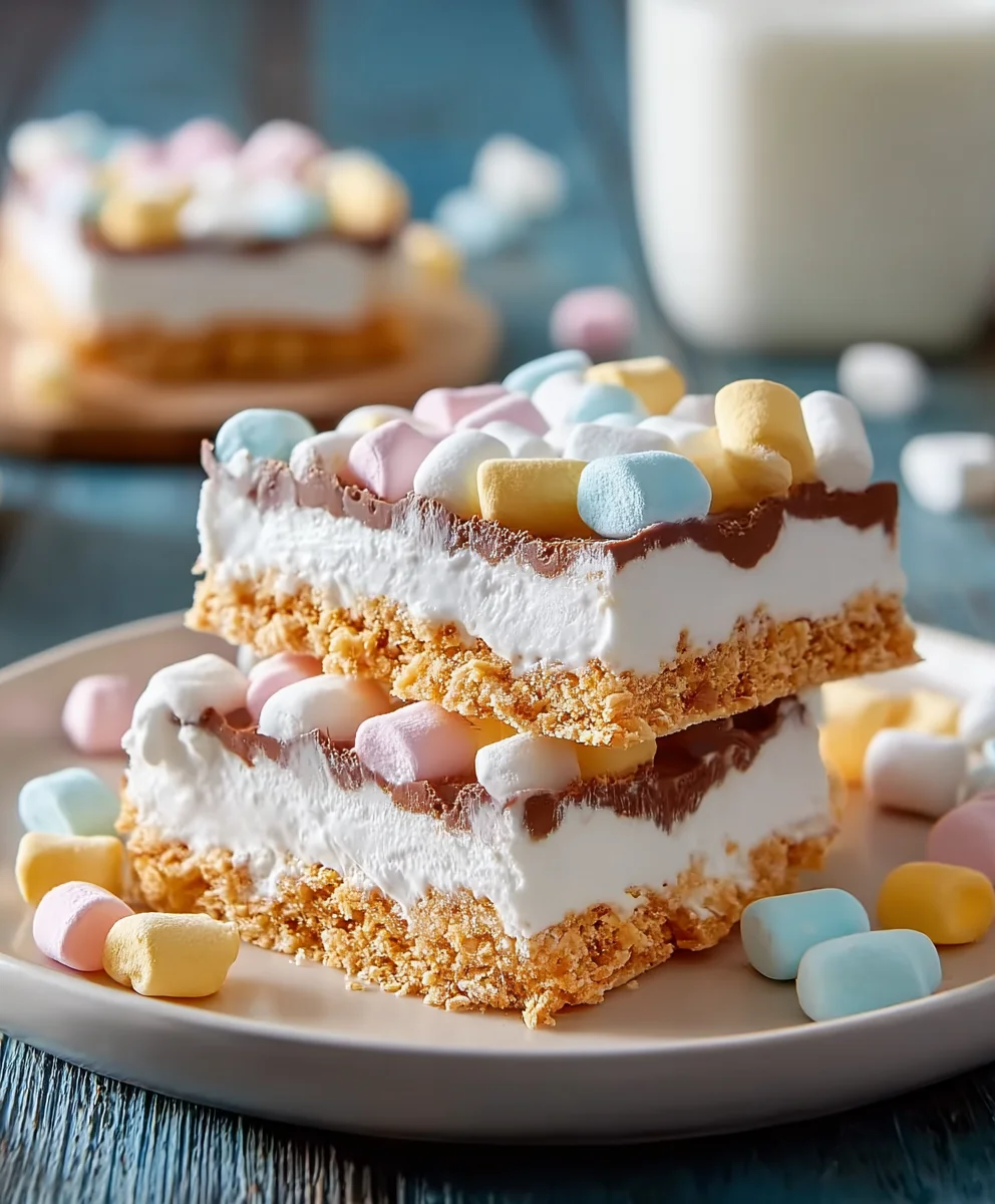 Easy No-Bake Marshmallow Slice Recipe-Sweet Treat