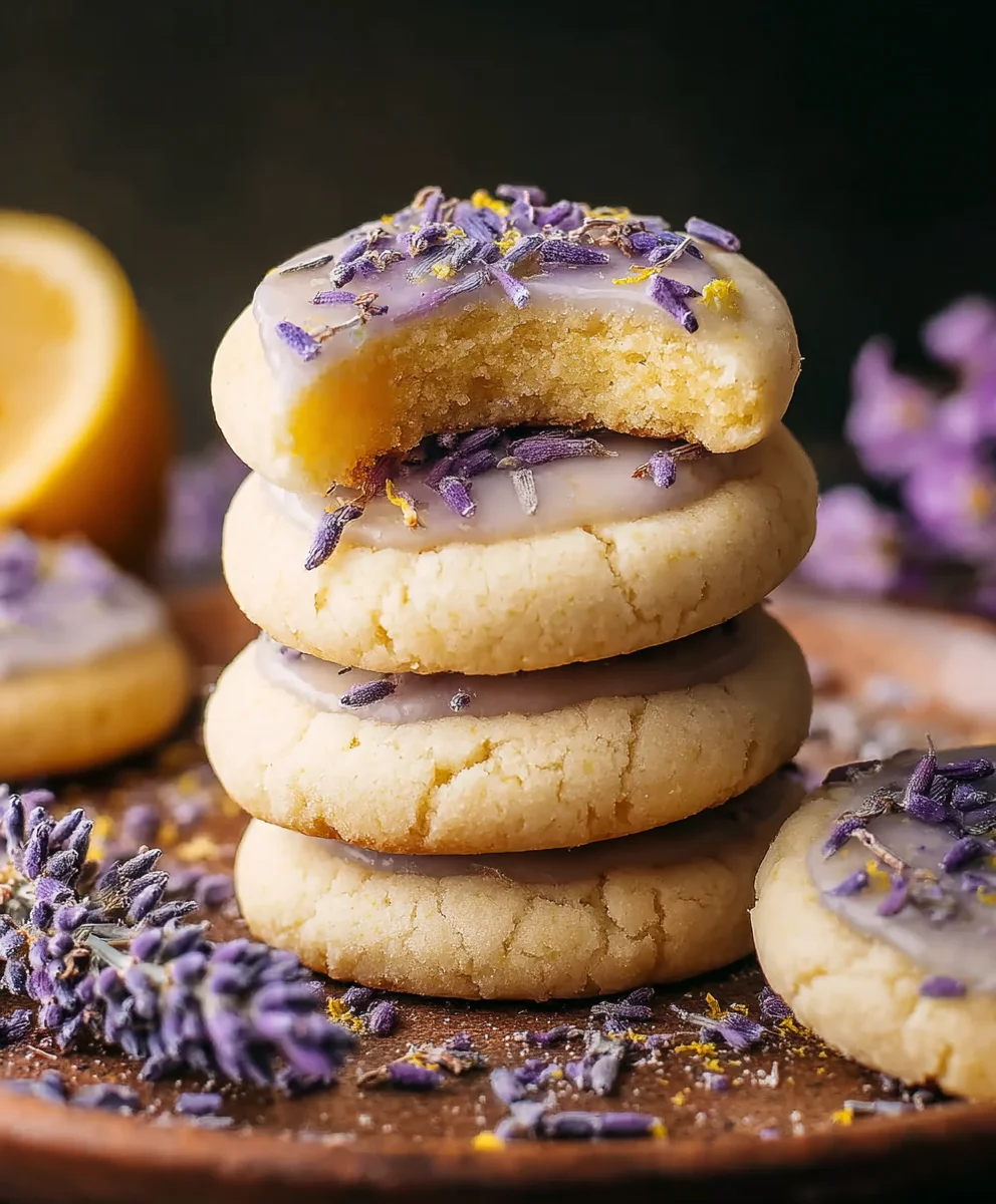 Buttery Lemon Lavender Cookies-Deliciously Fragrant Treats