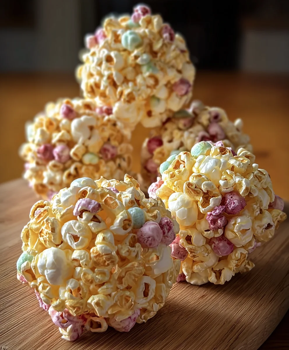 Easy Easter Popcorn Balls Recipe-Sweet Treat