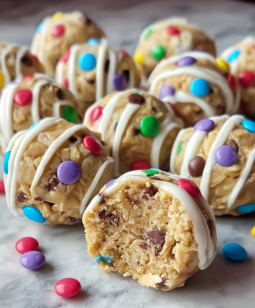 Easter Egg Cookie Dough Bites-No-Bake Treat