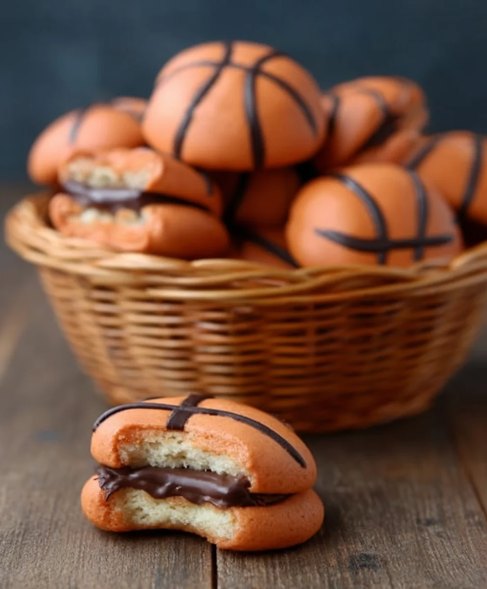 Slam Dunk Basketball Cookies-Easy March Madness Recipe