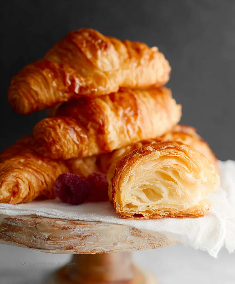 Flaky Homemade Croissants - Easy Recipe