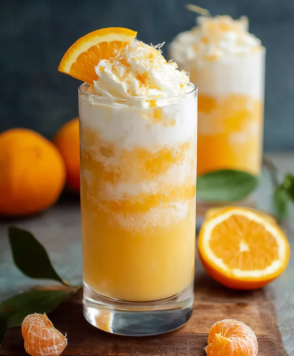Creamsicle Dirty Soda- Creamy Orange Soda Drink