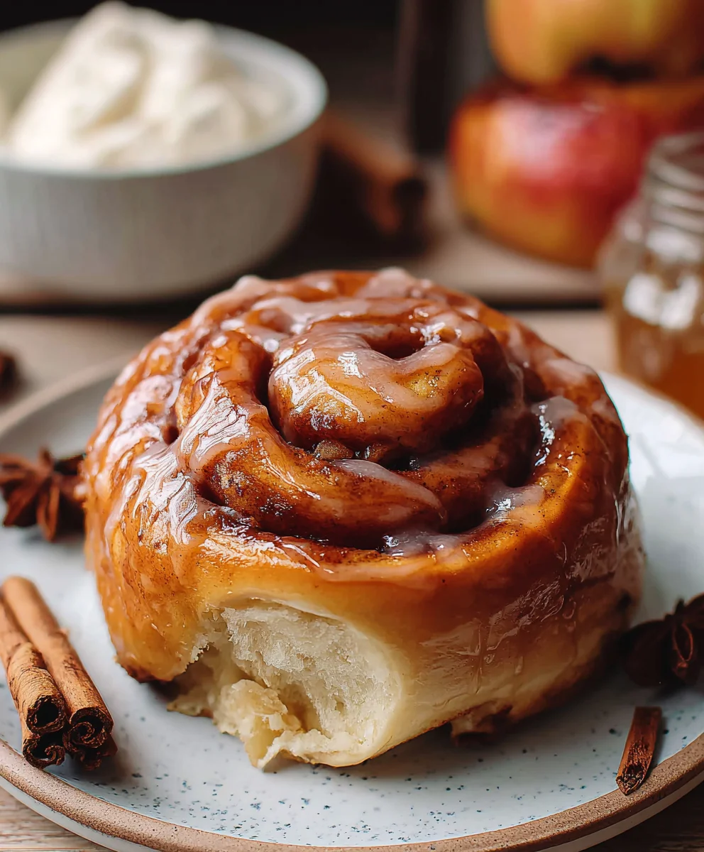 Easy Apple Cinnamon Rolls-Sweet Breakfast Treat