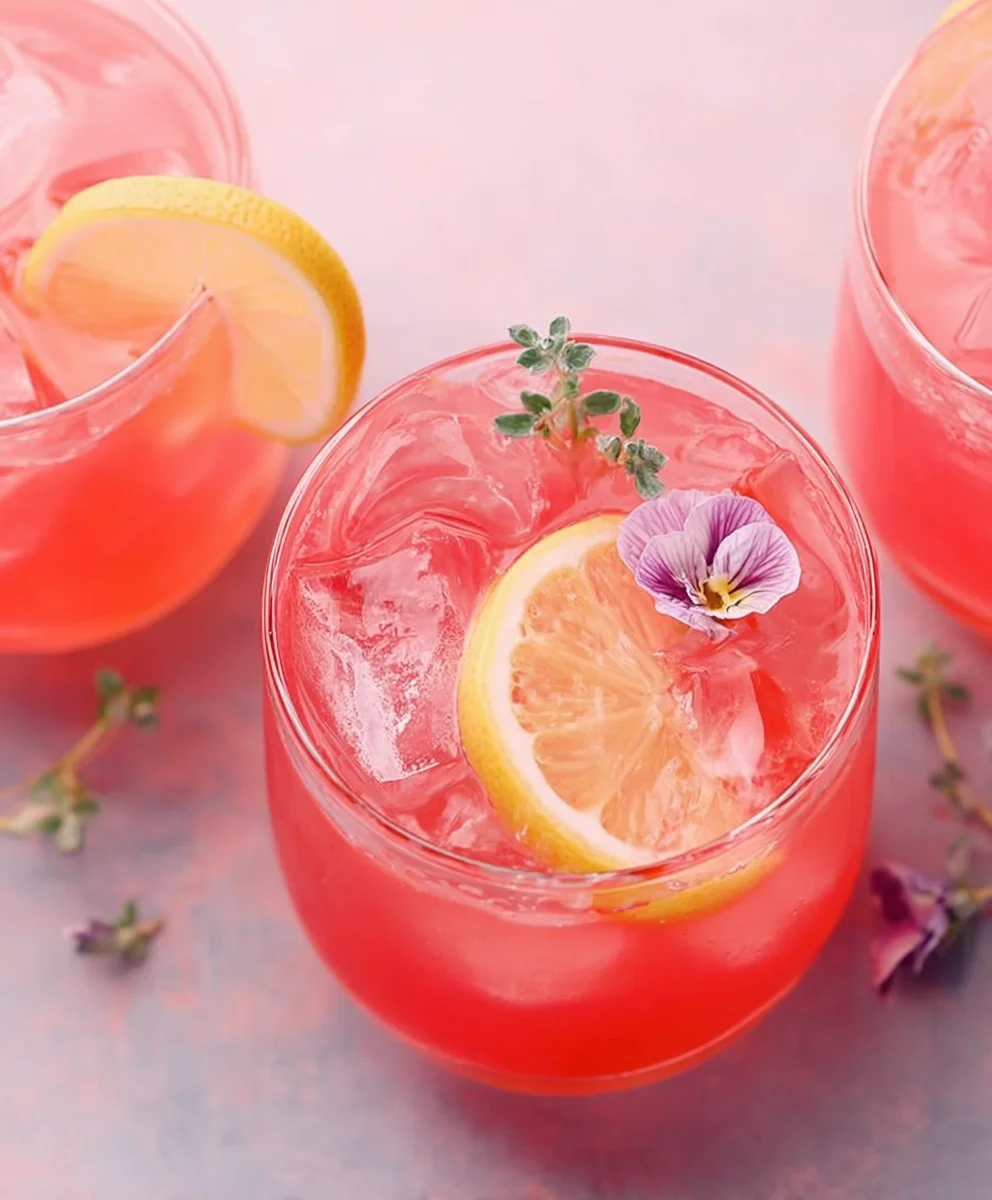 Refreshing Pink Lemonade Mocktail Recipe