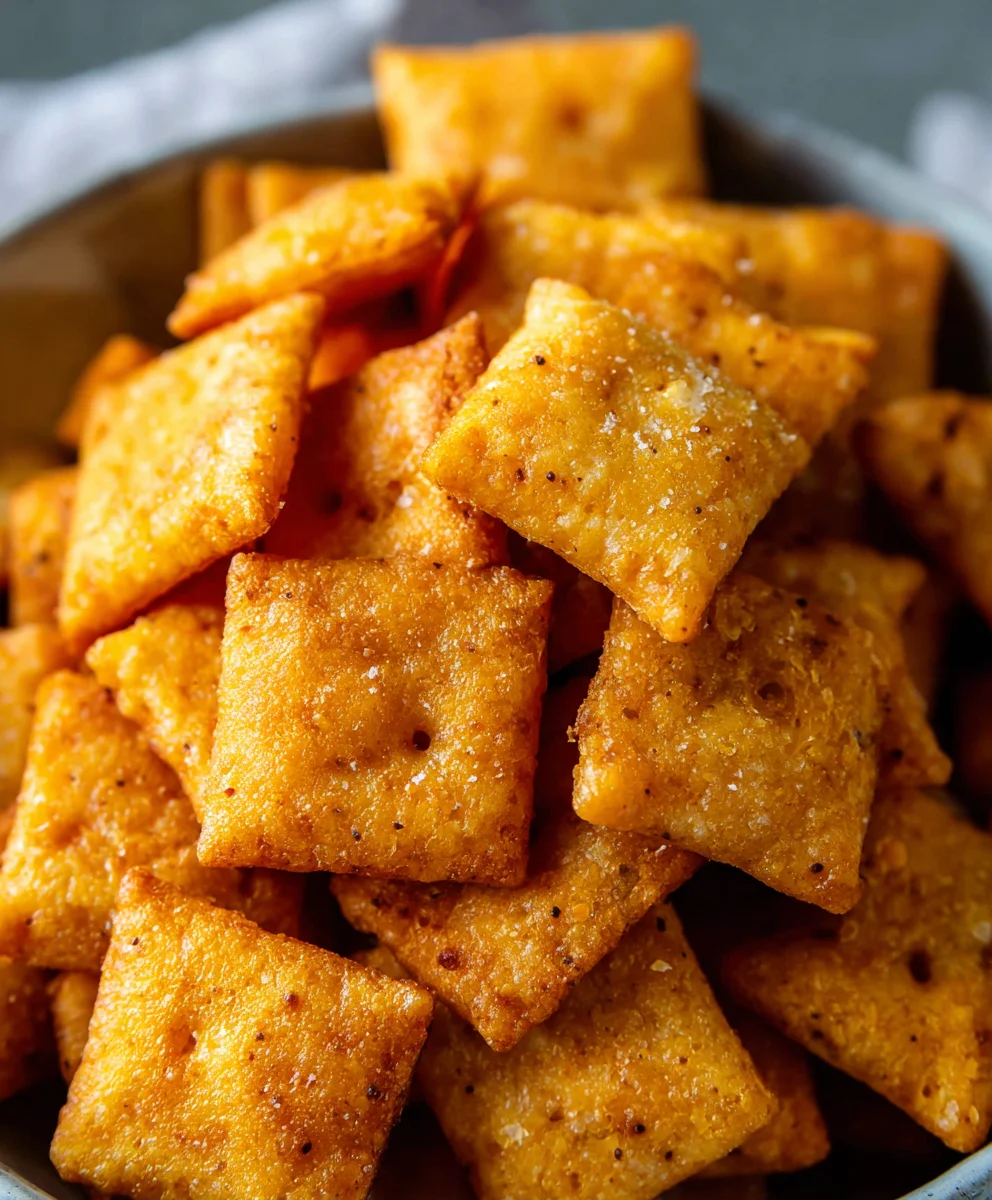 Homemade Cheez-Its - Easy & Delicious Baked Cheese Crackers