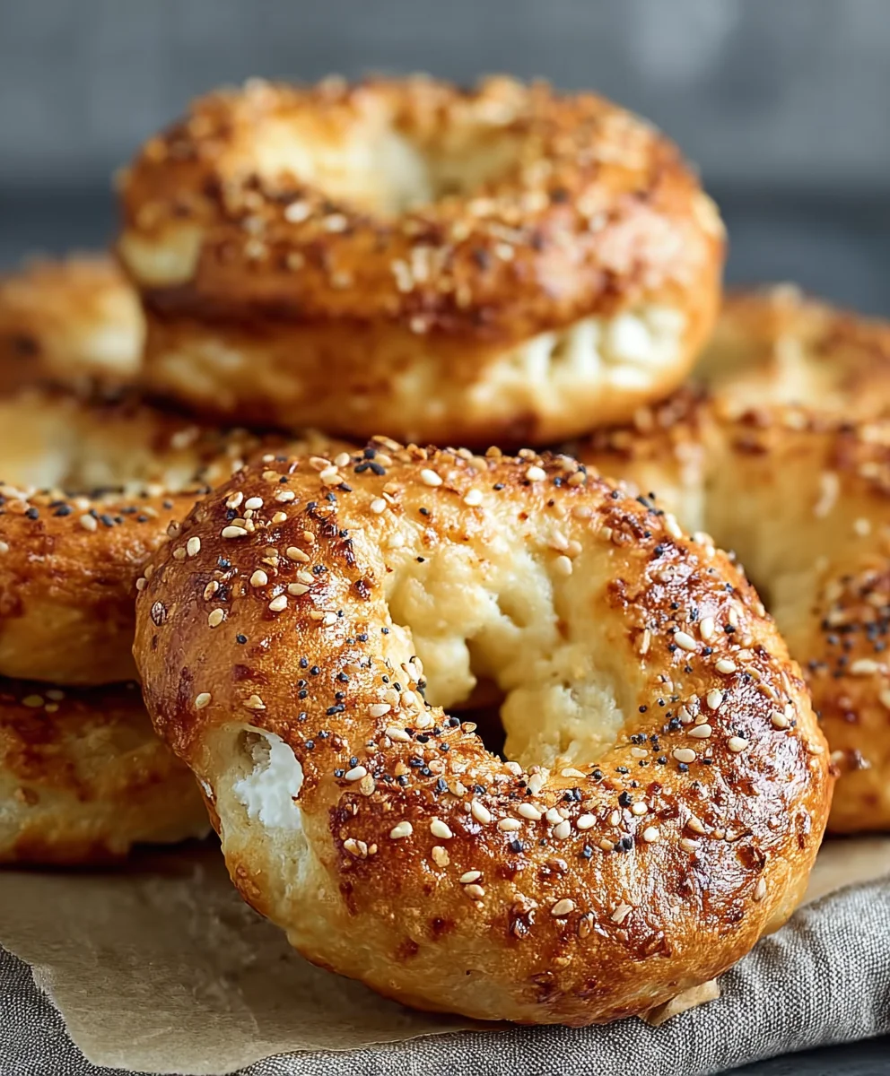 Greek Yogurt Bagels-High Protein Easy Recipe