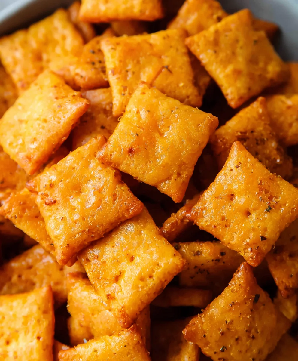 Homemade Cheez-Its - Easy & Delicious Baked Cheese Crackers