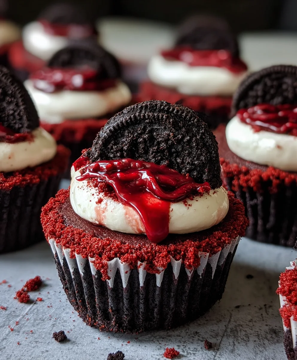 Mini Red Velvet Oreo Cheesecakes Recipe