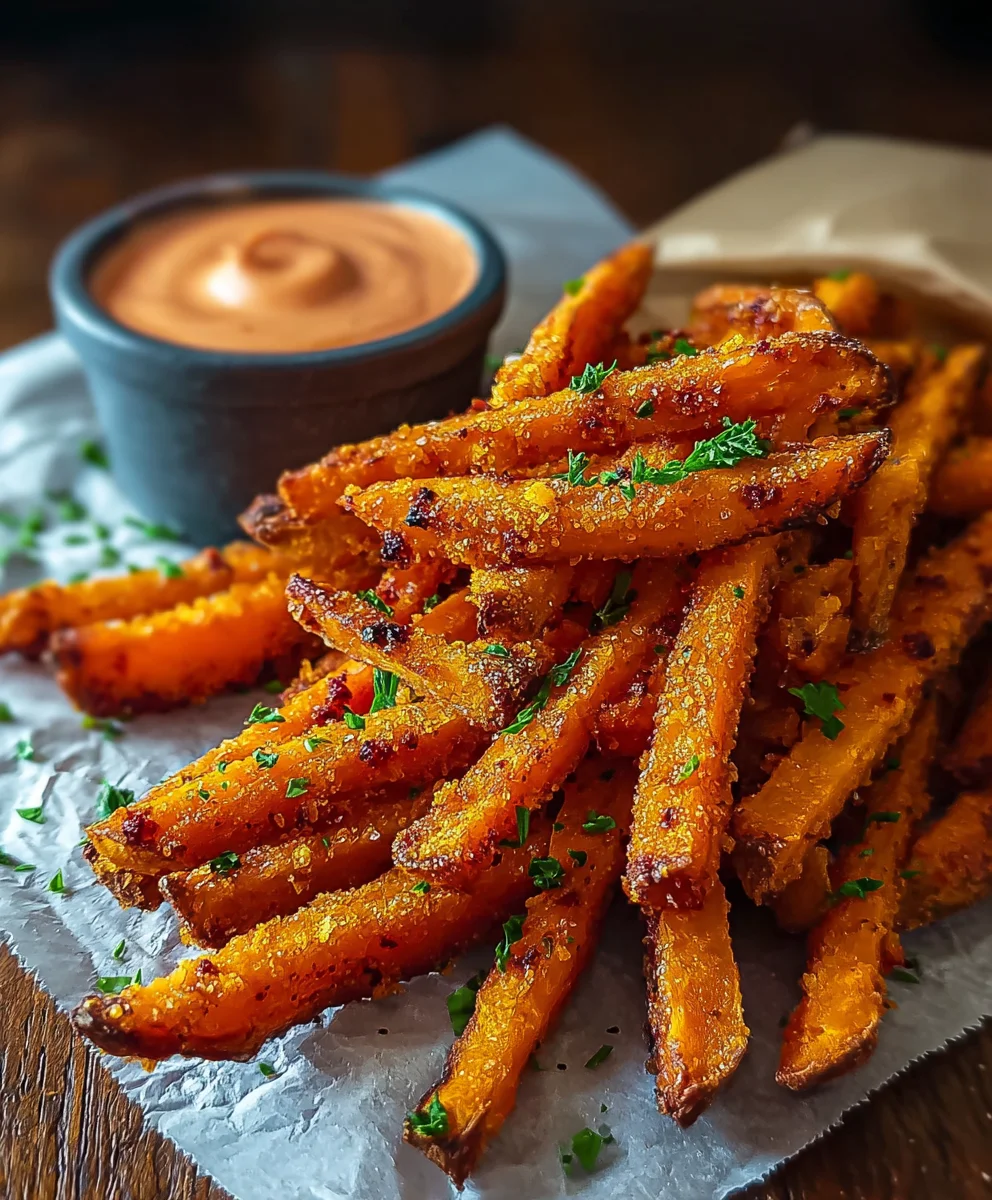 Crispy Oven Baked Sweet Potato Fries- Easy & Delicious