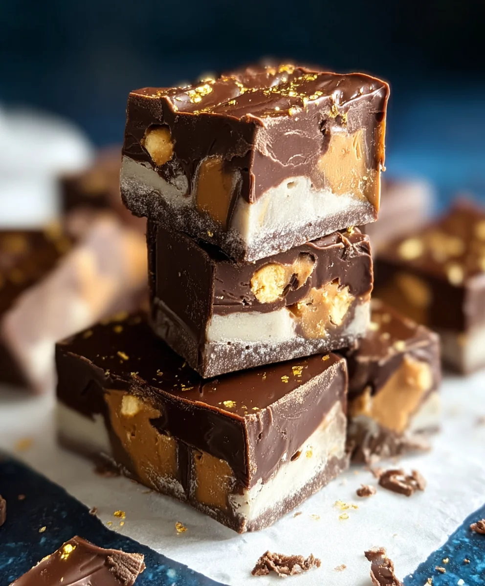 Easy Milky Way Fudge Recipe- Decadent Chocolate Caramel Treat