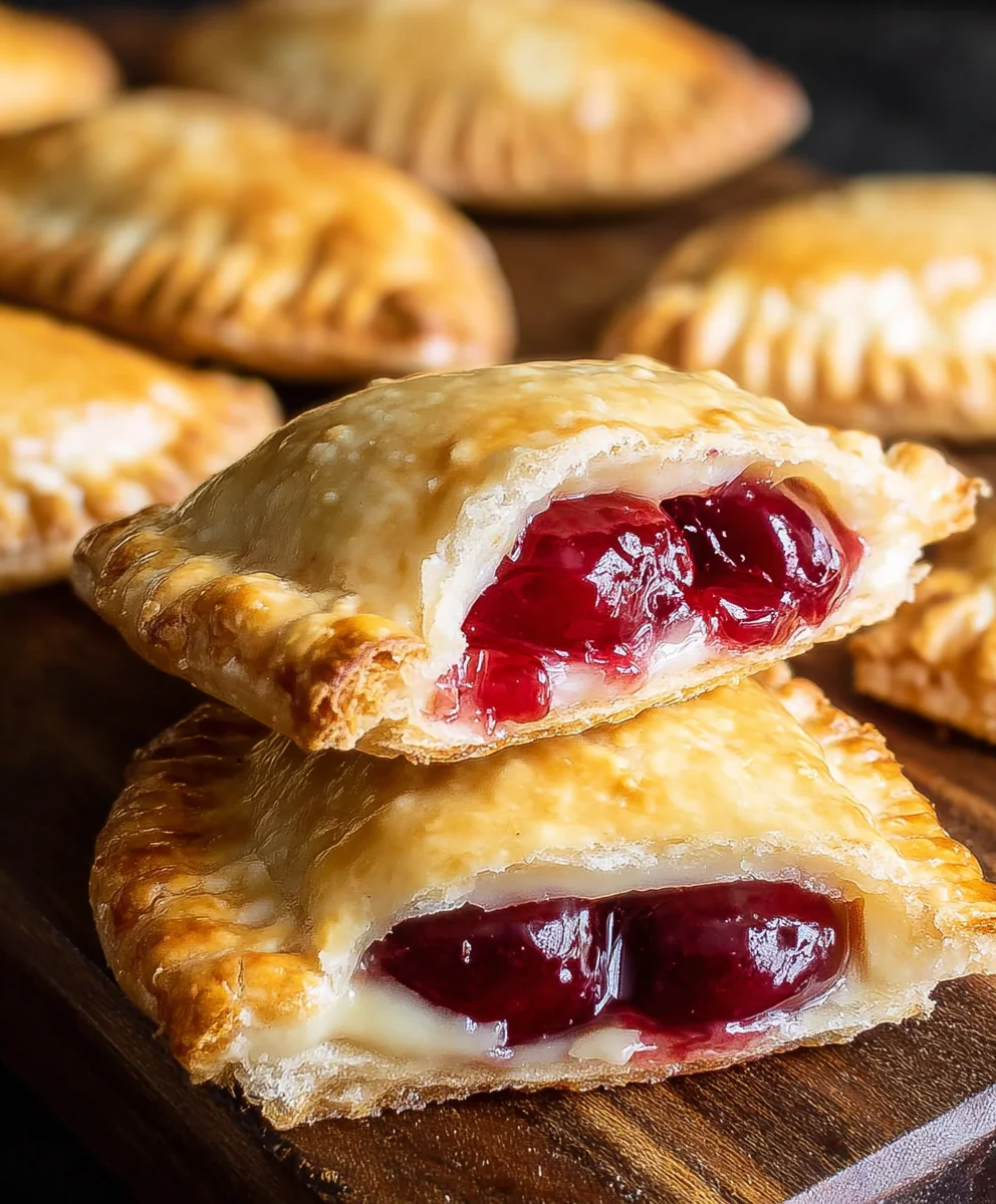 Cherry Cheesecake Hand Pies-Decadent & Easy Bites