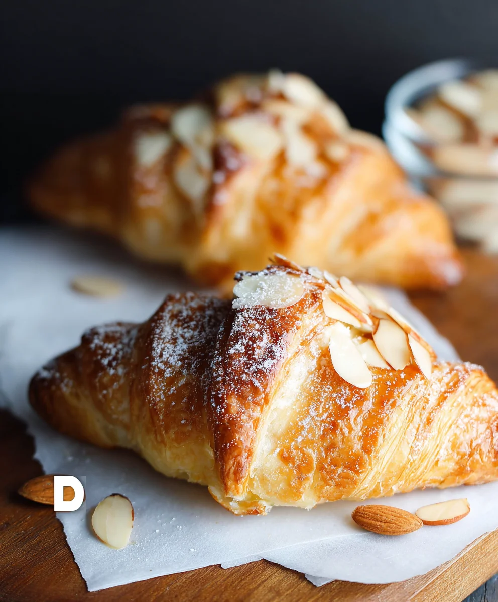 Almond Cream Filled Croissants- Delicious Pastry Recipe