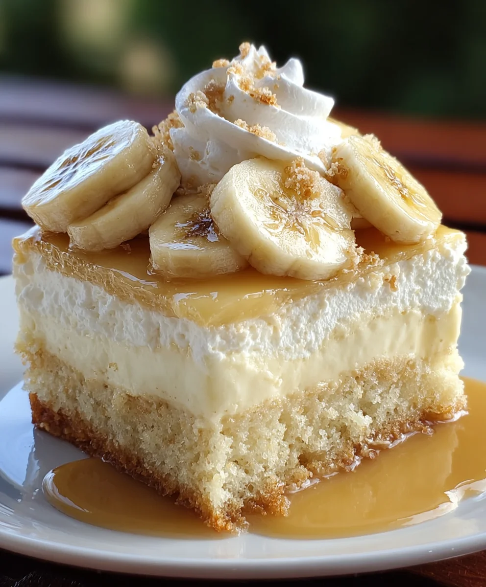 Banana Pudding Tres Leches Cake- Creamy Delight