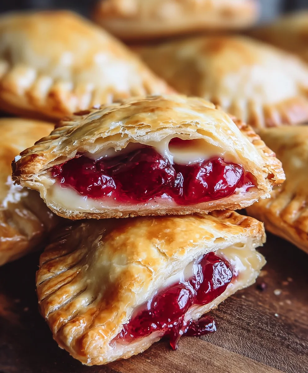 Cherry Cheesecake Hand Pies-Decadent & Easy Bites
