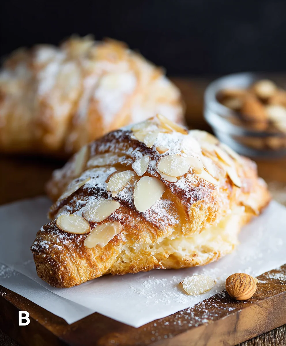 Almond Cream Filled Croissants- Delicious Pastry Recipe