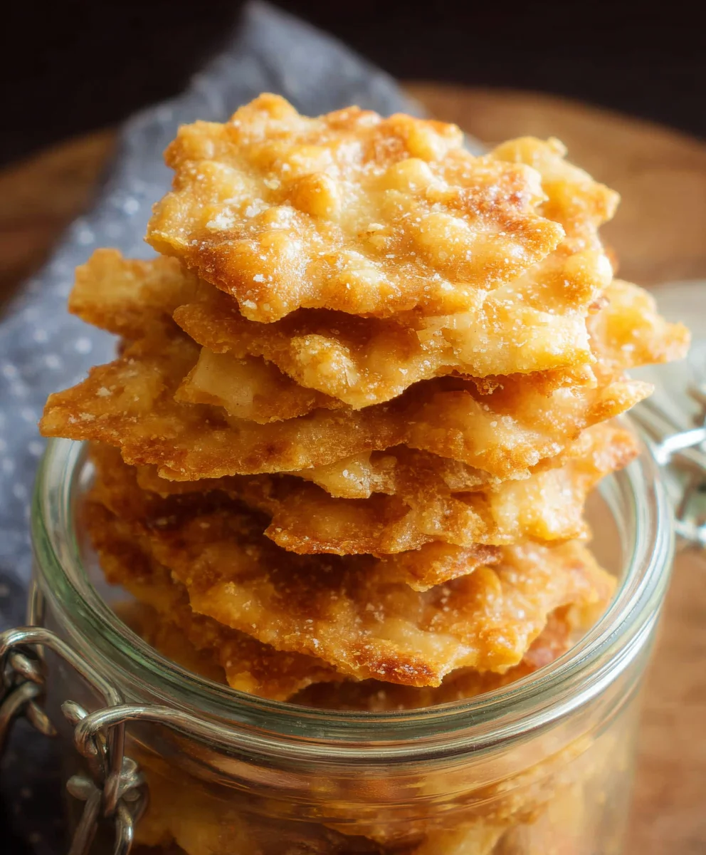 Cheesy Sourdough Cheddar Crackers - Easy Recipe