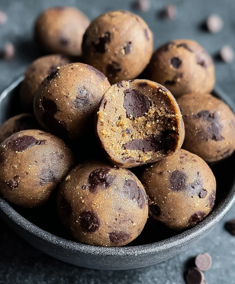 Brookie Protein Balls-Easy No-Bake Snack Recipe