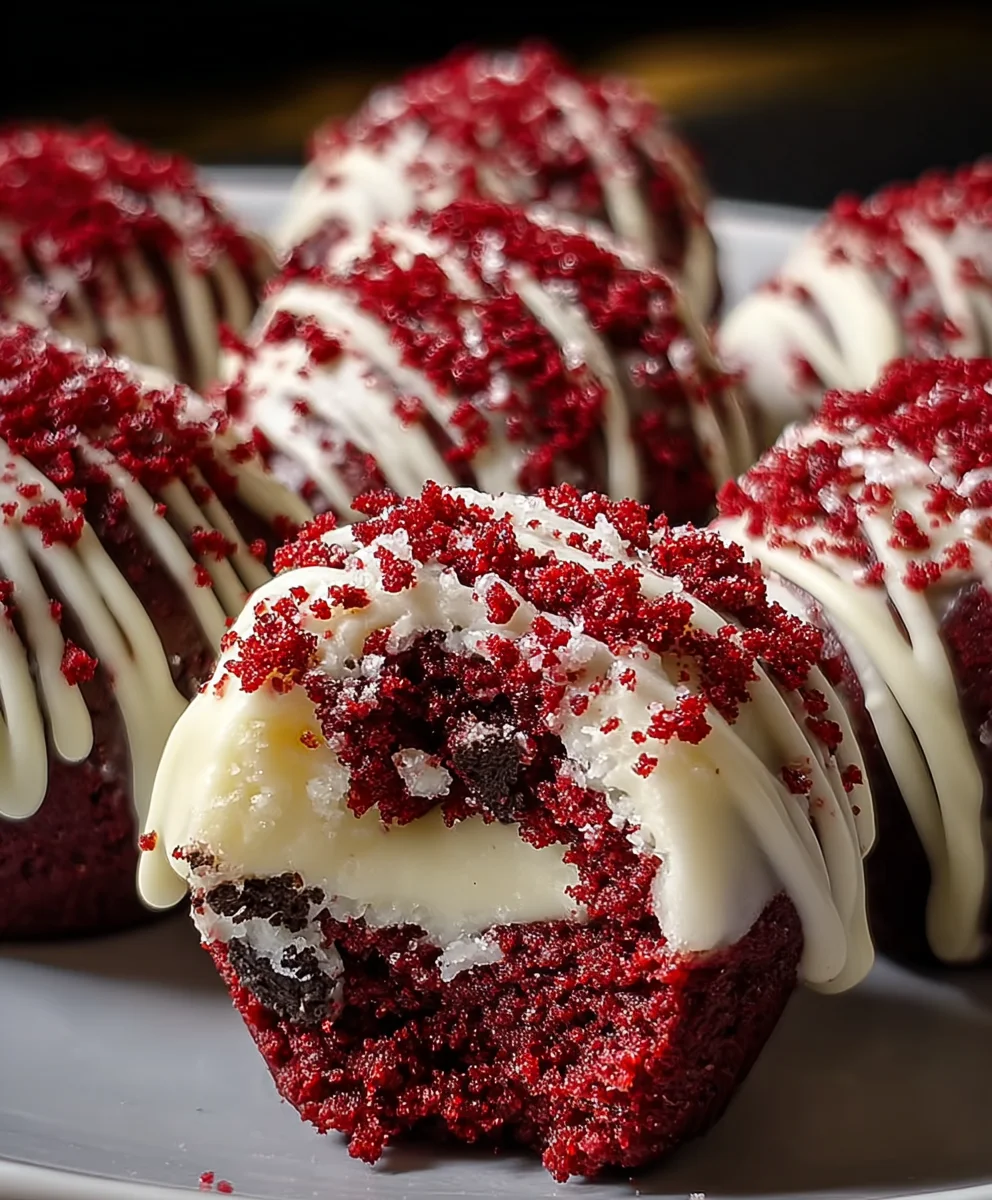 Red Velvet Cookies & Cream Bites-Decadent Treat