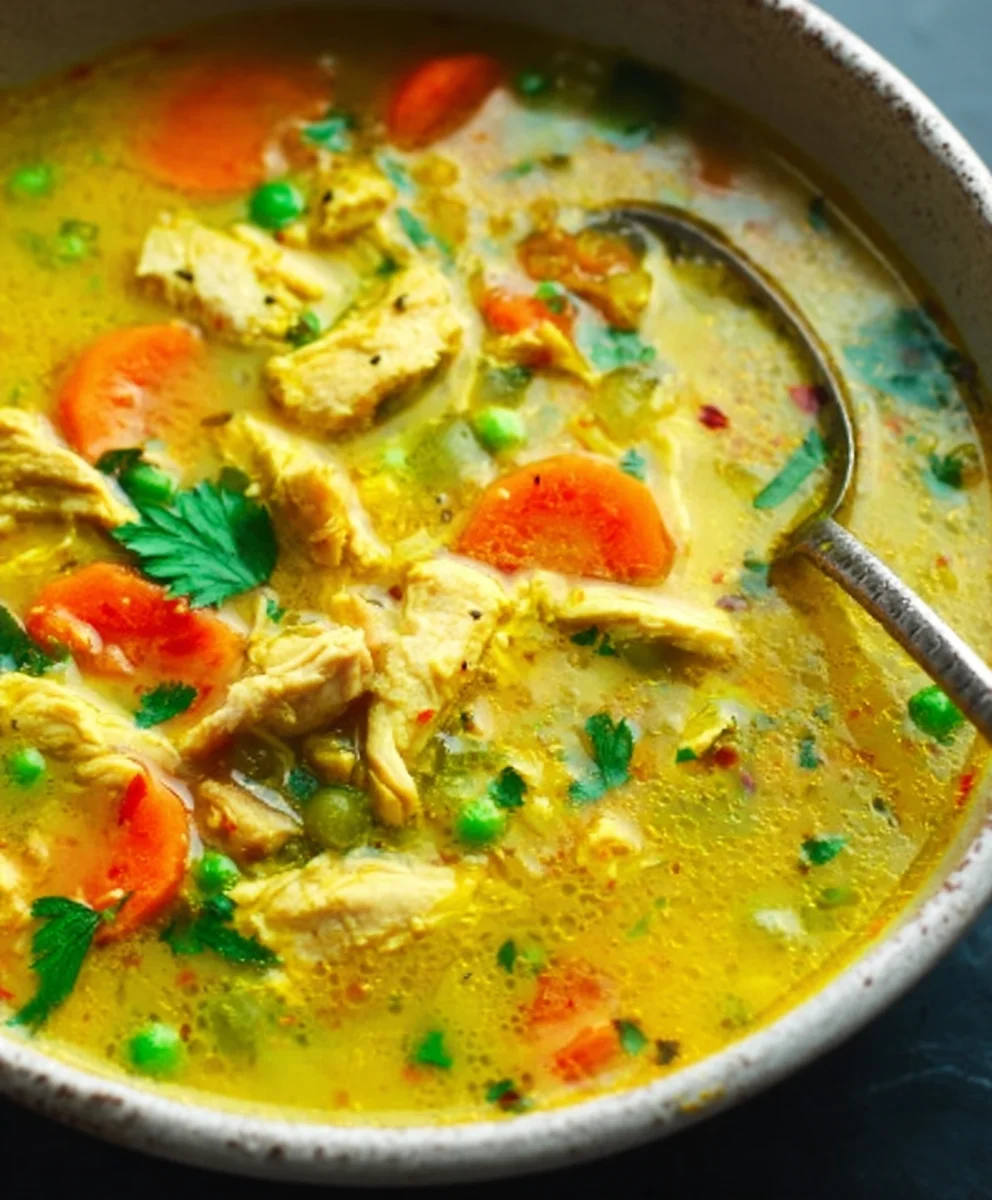 Turmeric Chicken Soup - Anti-Inflammatory Flavor Boost