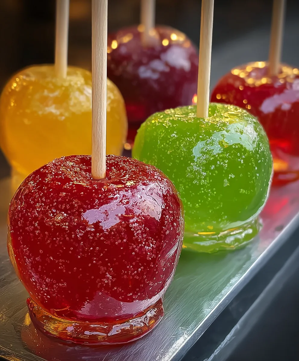 Jolly Rancher Candy Apples-Sweet & Chewy Treat