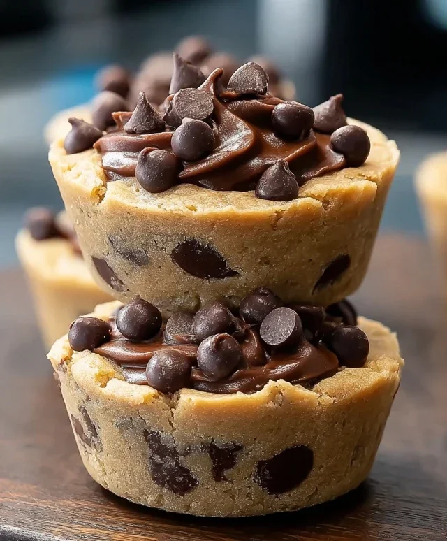 Peanut Butter Chocolate Chip Cookie Cups