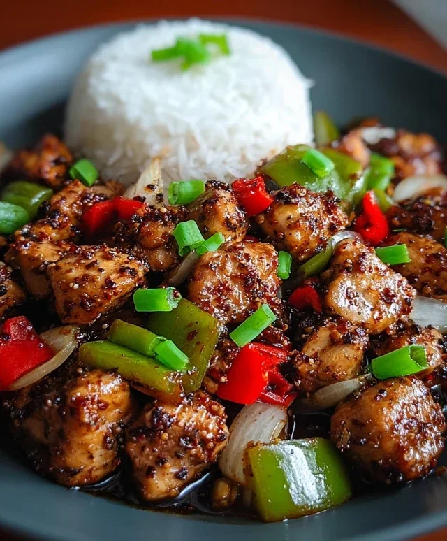 Easy Black Pepper Chicken