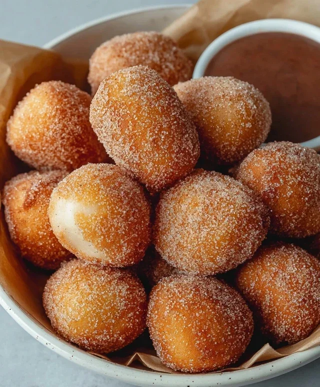 Sweet Air Fryer Churro Bites Recipe