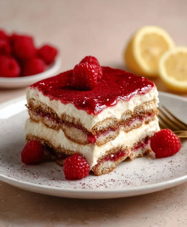Raspberry Tiramisu