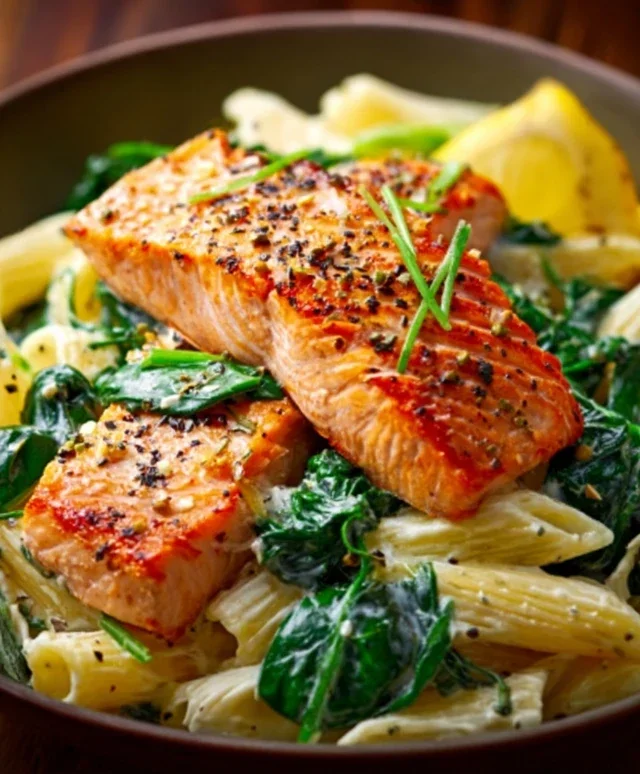 Salmon Spinach Pasta Dish: A Delicious and Nutritious Recipe to Try Today