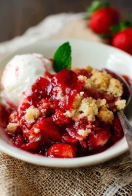 Strawberry Cobbler