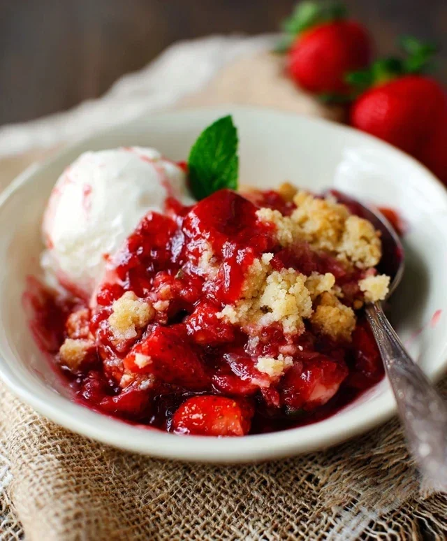 Strawberry Cobbler