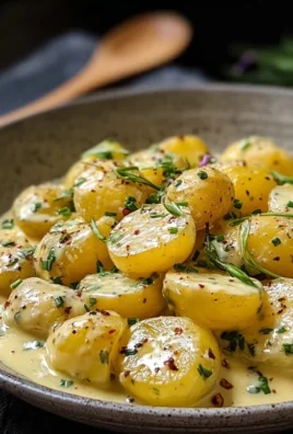 Creamy Garlic Sauce Potatoes
