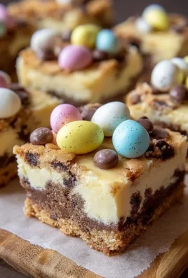 Mini Egg Cheesecake Cookie Bars