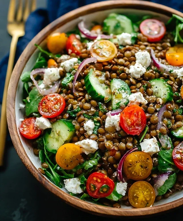 Mediterranean Lentil Salad