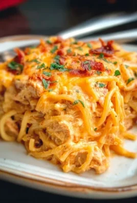 Spicy Southern Cheesy Chicken Spaghetti Casserole