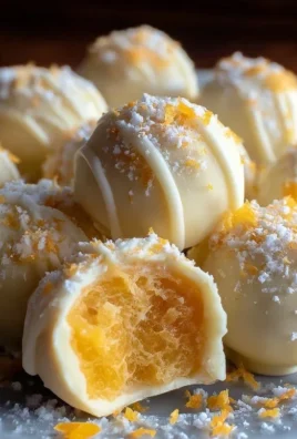 White Chocolate Orange Creamsicle Truffles