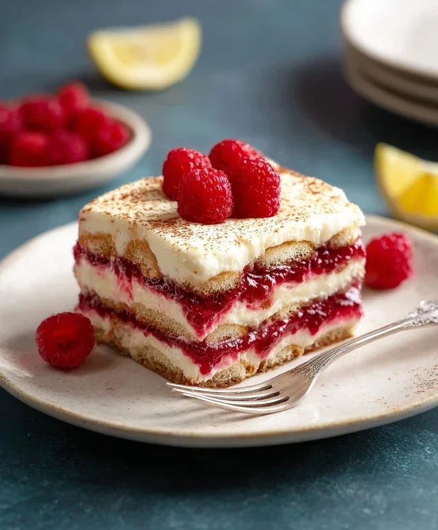 Raspberry Tiramisu