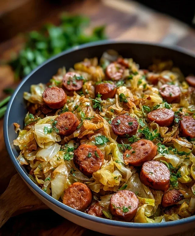 Easy Sausage and Cabbage Stir Fry
