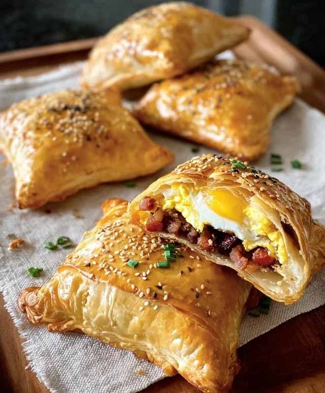 Breakfast Pockets Beef Beef Bacon Egg