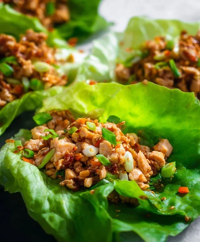 Thai Chicken Lettuce Wraps